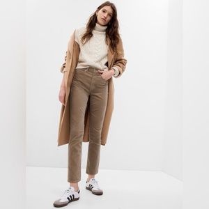 Highrise velvet vintage slim jeans with washwell